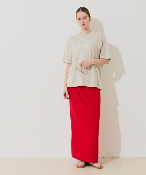 coca（coca）（コカ）の「ユニセックス ベアプリントTシャツ（Tシャツ/カットソー・メンズ・ライトベージュ/ブラック/ホワイト/ダークブルー・XL/M/L）」の12枚目の写真