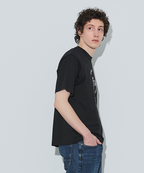 coca（coca）（コカ）の「ユニセックス ベアプリントTシャツ（Tシャツ/カットソー・メンズ・ライトベージュ/ブラック/ホワイト/ダークブルー・XL/M/L）」の16枚目の写真