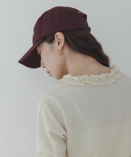 URBAN RESEARCH Sonny Label（アーバンリサーチサニーレーベル）の「『WEB限定』ワッフルフリルVネックカーディガン（カーディガン/ボレロ・レディース・オフホワイト/ブラック・FREE）」の17枚目の写真