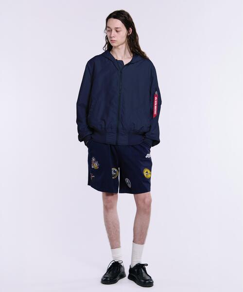 Alpha Industries(アルファインダストリーズ)の「Alpha Industries/アルファインダストリーズ/L-2B HOODED HUNTER FLIGHT JACKET/エルツービー フーデッド ハンター フライト ジャケット(ミリタリージャケット・メンズ・ブラック/ネイビー・L/XL/S/M)」の6枚目の写真