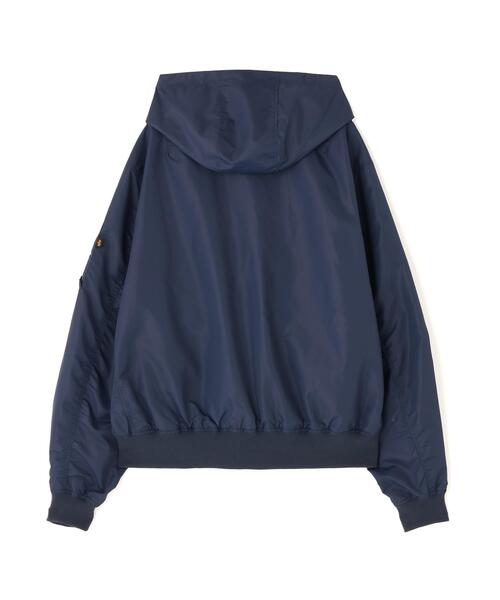 Alpha Industries(アルファインダストリーズ)の「Alpha Industries/アルファインダストリーズ/L-2B HOODED HUNTER FLIGHT JACKET/エルツービー フーデッド ハンター フライト ジャケット(ミリタリージャケット・メンズ・ブラック/ネイビー・L/XL/S/M)」の8枚目の写真