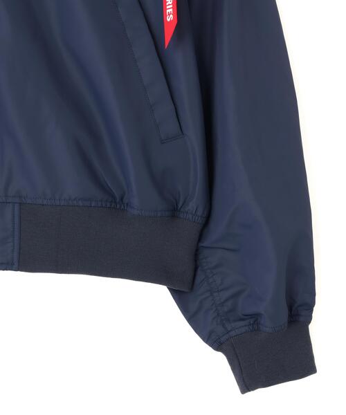 Alpha Industries(アルファインダストリーズ)の「Alpha Industries/アルファインダストリーズ/L-2B HOODED HUNTER FLIGHT JACKET/エルツービー フーデッド ハンター フライト ジャケット(ミリタリージャケット・メンズ・ブラック/ネイビー・L/XL/S/M)」の12枚目の写真