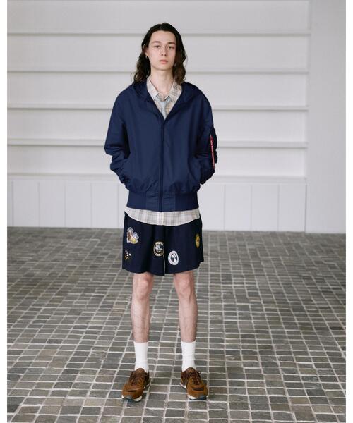 Alpha Industries(アルファインダストリーズ)の「Alpha Industries/アルファインダストリーズ/L-2B HOODED HUNTER FLIGHT JACKET/エルツービー フーデッド ハンター フライト ジャケット(ミリタリージャケット・メンズ・ブラック/ネイビー・L/XL/S/M)」の2枚目の写真