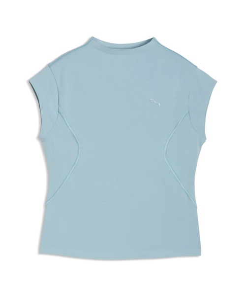 PUMA(プーマ)の「PUMA プーマ ウィメンズ プーマテック センス ドライセル スリム 半袖 Tシャ(Tシャツ/カットソー・レディース・ブルー系その他7/ブラック/ホワイト・X-LARGE/LARGE/MEDIUM/SMALL)」の1枚目の写真