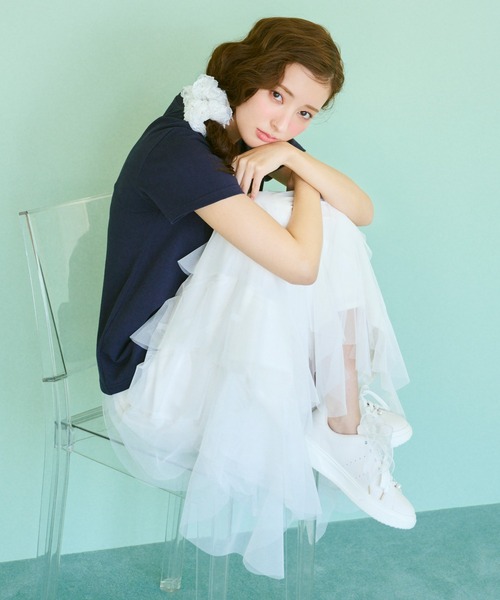 縦ラッフルシアースカート（スカート）｜JILL by JILL STUART