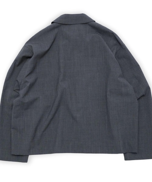 yoko sakamoto(ヨーコサカモト)の「【YOKO SAKAMOTO】 WORK BLOUSE(シャツ/ブラウス・メンズ・チャコールグレー/ブラック・MEDIUM/SMALL)」の8枚目の写真