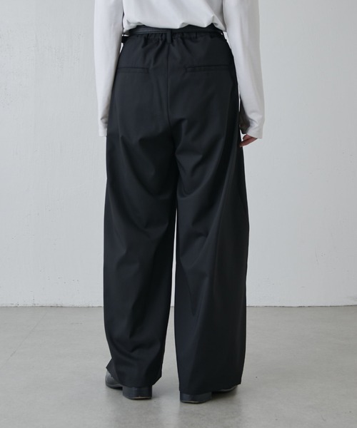 Lui's（ルイス）の「インバーテッドプリーツワイドパンツ（その他パンツ・メンズ・グレー/ブラック・S/M）」の5枚目の写真