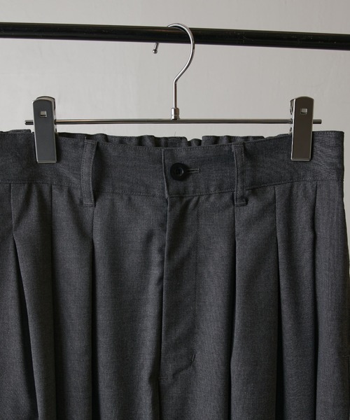 Lui's（ルイス）の「インバーテッドプリーツワイドパンツ（その他パンツ・メンズ・グレー/ブラック・S/M）」の22枚目の写真