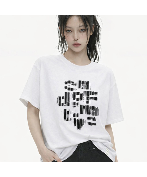 GRAVER（グレーバー）の「[ユニセックス]E.O.R GALSS 半袖Tシャツ_2カラー（Tシャツ/カットソー・レディース・ホワイト/ブラック・SMALL/MEDIUM/LARGE/X-LARGE）」の2枚目の写真