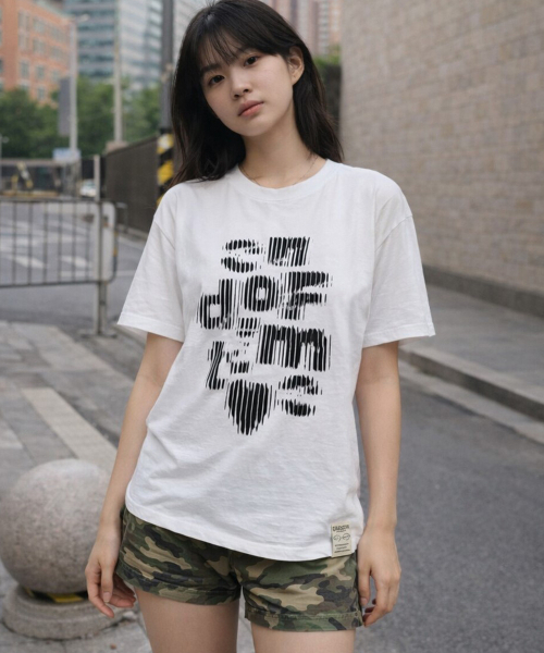 GRAVER（グレーバー）の「[ユニセックス]E.O.R GALSS 半袖Tシャツ_2カラー（Tシャツ/カットソー・レディース・ホワイト/ブラック・SMALL/MEDIUM/LARGE/X-LARGE）」の8枚目の写真