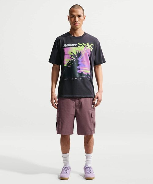NIKE(ナイキ)の「ナイキ スポーツウェア Tシャツ / Nike Sportswear T-Shirt IH1372-045 Off Noir(Tシャツ/カットソー・メンズ・ブラック系その他・S/XL/2XL/L/M)」の4枚目の写真