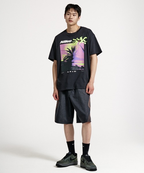 NIKE(ナイキ)の「ナイキ スポーツウェア Tシャツ / Nike Sportswear T-Shirt IH1372-045 Off Noir(Tシャツ/カットソー・メンズ・ブラック系その他・S/XL/2XL/L/M)」の9枚目の写真