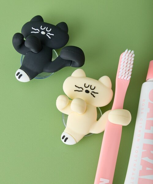 BIRTHDAY BAR(バースデイバー)の「【BRUNCH BROTHER ブランチブラザー】シリコーン歯ブラシホルダー(収納グッズ・レディース・アイボリー/ブラック・0)」の11枚目の写真