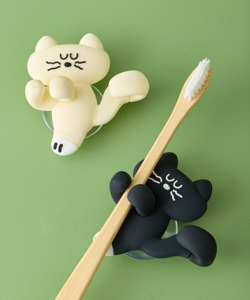 BIRTHDAY BAR(バースデイバー)の「【BRUNCH BROTHER ブランチブラザー】シリコーン歯ブラシホルダー(収納グッズ・レディース・アイボリー/ブラック・0)」の12枚目の写真