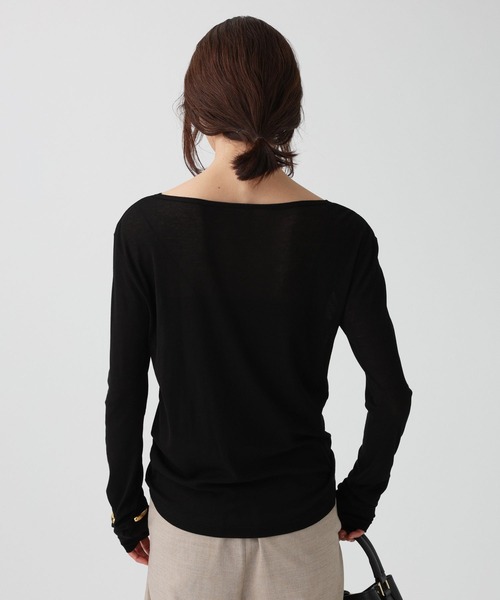 BABYLONE(バビロン)の「シアーフライスクルーネックプルオーバー/マシンウォッシャブル(Tシャツ/カットソー・レディース・ホワイト・フリー)」の13枚目の写真