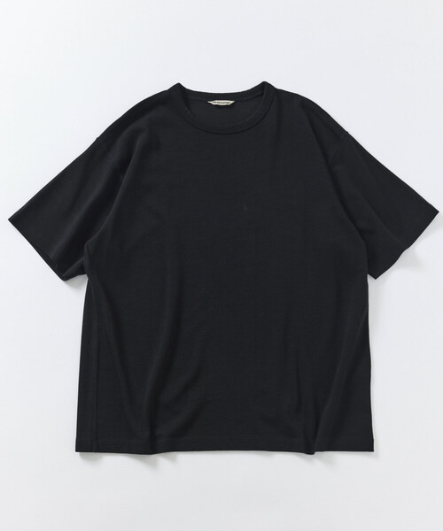 FREAK'S STORE(フリークスストア)の「SUPER MERINO WOOL×INKEEP クルーネック ショートスリーブ Tシャツ/スーパーメリノ ウール インキープ(Tシャツ/カットソー・メンズ・ブラック/ホワイト・SMALL/MEDIUM/LARGE/X-LARGE)」の5枚目の写真