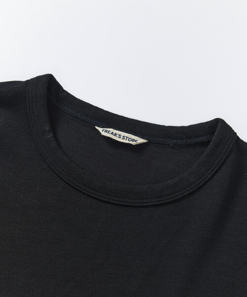 FREAK'S STORE(フリークスストア)の「SUPER MERINO WOOL×INKEEP クルーネック ショートスリーブ Tシャツ/スーパーメリノ ウール インキープ(Tシャツ/カットソー・メンズ・ブラック/ホワイト・SMALL/MEDIUM/LARGE/X-LARGE)」の6枚目の写真