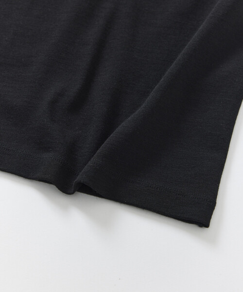 FREAK'S STORE(フリークスストア)の「SUPER MERINO WOOL×INKEEP クルーネック ショートスリーブ Tシャツ/スーパーメリノ ウール インキープ(Tシャツ/カットソー・メンズ・ブラック/ホワイト・SMALL/MEDIUM/LARGE/X-LARGE)」の9枚目の写真