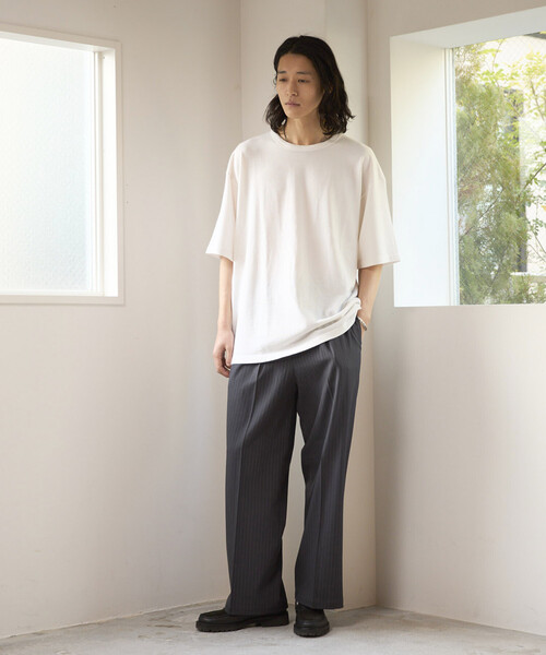 FREAK'S STORE(フリークスストア)の「SUPER MERINO WOOL×INKEEP クルーネック ショートスリーブ Tシャツ/スーパーメリノ ウール インキープ(Tシャツ/カットソー・メンズ・ブラック/ホワイト・SMALL/MEDIUM/LARGE/X-LARGE)」の15枚目の写真