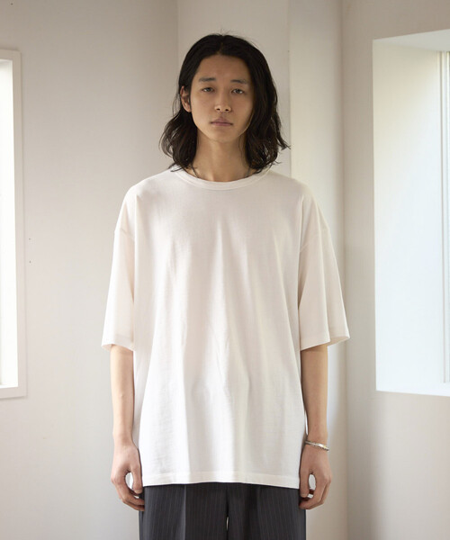 FREAK'S STORE(フリークスストア)の「SUPER MERINO WOOL×INKEEP クルーネック ショートスリーブ Tシャツ/スーパーメリノ ウール インキープ(Tシャツ/カットソー・メンズ・ブラック/ホワイト・SMALL/MEDIUM/LARGE/X-LARGE)」の18枚目の写真