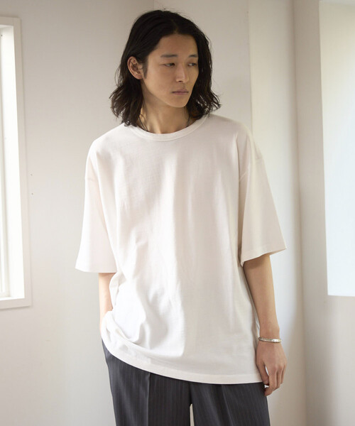 FREAK'S STORE(フリークスストア)の「SUPER MERINO WOOL×INKEEP クルーネック ショートスリーブ Tシャツ/スーパーメリノ ウール インキープ(Tシャツ/カットソー・メンズ・ブラック/ホワイト・SMALL/MEDIUM/LARGE/X-LARGE)」の19枚目の写真