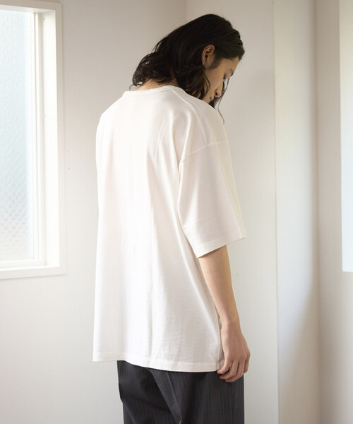FREAK'S STORE(フリークスストア)の「SUPER MERINO WOOL×INKEEP クルーネック ショートスリーブ Tシャツ/スーパーメリノ ウール インキープ(Tシャツ/カットソー・メンズ・ブラック/ホワイト・SMALL/MEDIUM/LARGE/X-LARGE)」の21枚目の写真