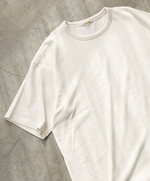 SUPER MERINO WOOL×INKEEP クルーネック ショートスリーブ Tシャツ/スーパーメリノ ウール インキープ