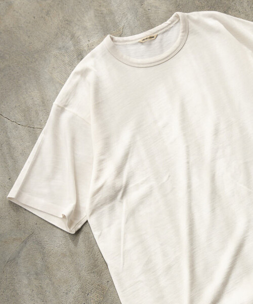 FREAK'S STORE(フリークスストア)の「SUPER MERINO WOOL×INKEEP クルーネック ショートスリーブ Tシャツ/スーパーメリノ ウール インキープ(Tシャツ/カットソー・メンズ・ブラック/ホワイト・SMALL/MEDIUM/LARGE/X-LARGE)」の2枚目の写真