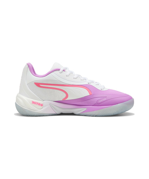 PUMA(プーマ)の「PUMA プーマ メンズ オールプロ ニトロ スカイブレイク バスケットボールシ(スニーカー・メンズ・ホワイト×ピンク・25.5cm/26.5cm/27.5cm/28.5cm/25.0cm/26.0cm/27.0cm/28.0cm/29.0cm)」の5枚目の写真