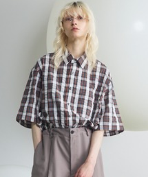 Checkered Short Bice/チェックショートビスチェ（チュニック