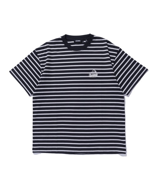 XLARGE(エクストララージ)の「SLANTED OG STRIPE S/S TEE(Tシャツ/カットソー・メンズ・ブルー/グリーン/ブラック・S/M/L/XL)」の2枚目の写真