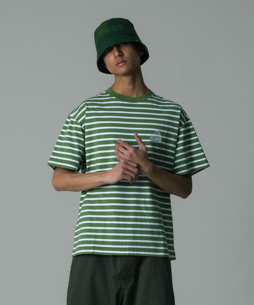 XLARGE(エクストララージ)の「SLANTED OG STRIPE S/S TEE(Tシャツ/カットソー・メンズ・ブルー/グリーン/ブラック・S/M/L/XL)」の12枚目の写真