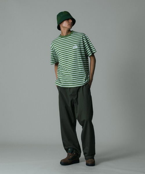 XLARGE(エクストララージ)の「SLANTED OG STRIPE S/S TEE(Tシャツ/カットソー・メンズ・ブルー/グリーン/ブラック・S/M/L/XL)」の11枚目の写真