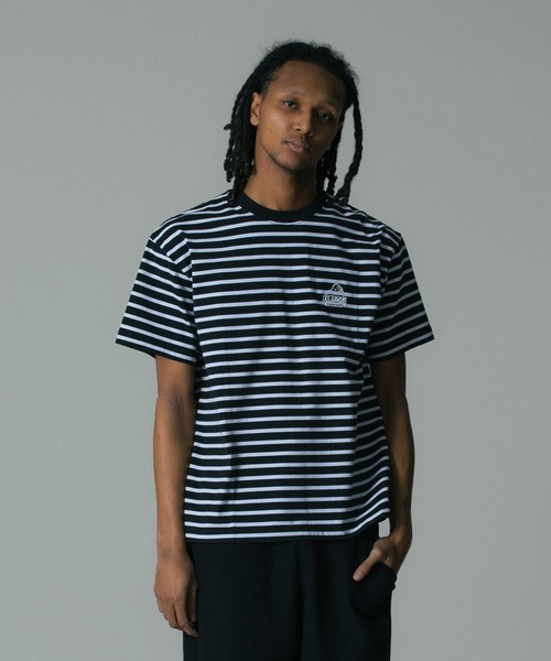 XLARGE(エクストララージ)の「SLANTED OG STRIPE S/S TEE(Tシャツ/カットソー・メンズ・ブルー/グリーン/ブラック・S/M/L/XL)」の14枚目の写真