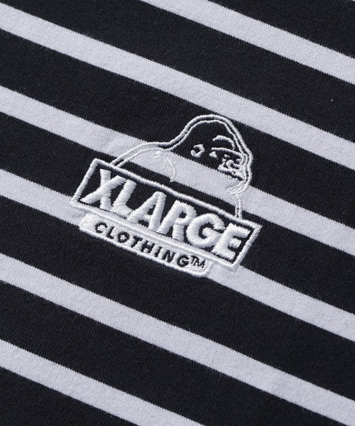 XLARGE(エクストララージ)の「SLANTED OG STRIPE S/S TEE(Tシャツ/カットソー・メンズ・ブルー/グリーン/ブラック・S/M/L/XL)」の5枚目の写真
