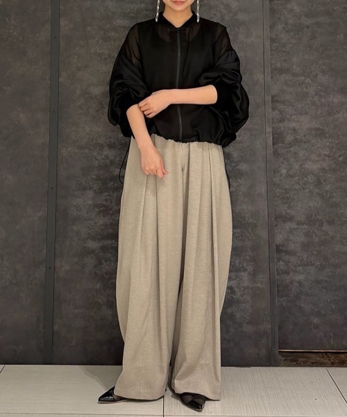 ADORE(アドーア)の「◆ナチュラルオックスパンツ(その他パンツ・レディース・ベージュ/ネイビー・36/38)」の20枚目の写真