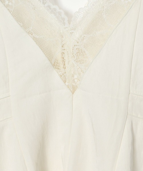 JEANASIS(ジーナシス)の「レーストリミングVベスト/666288(ベスト・レディース・ブラック/オフホワイト/ブラウン・FREE)」の11枚目の写真