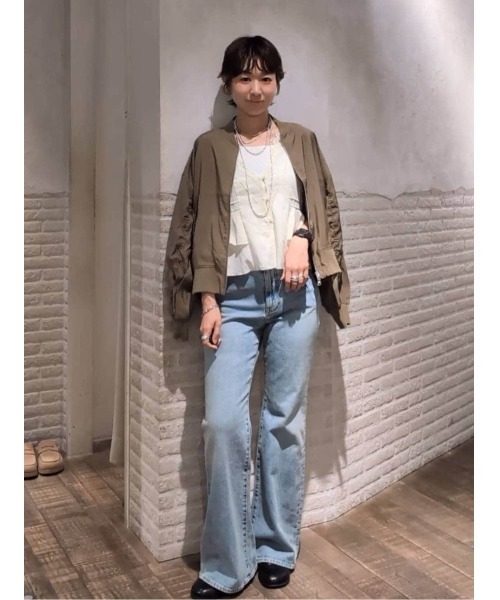 JEANASIS(ジーナシス)の「レーストリミングVベスト/666288(ベスト・レディース・ブラック/オフホワイト/ブラウン・FREE)」の21枚目の写真