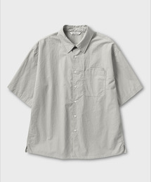 COTTON DRILL HSシャツ_LIGHT GREY