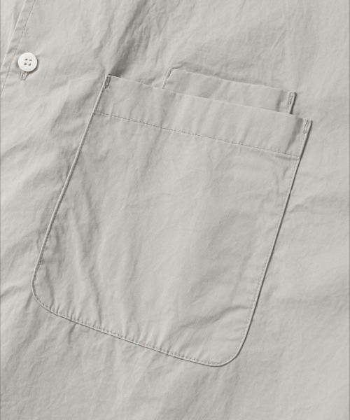 NONBLANK(ノンブランク)の「COTTON DRILL HSシャツ_LIGHT GREY(シャツ/ブラウス・メンズ・ライトグレー・MEDIUM/LARGE/X-LARGE)」の5枚目の写真