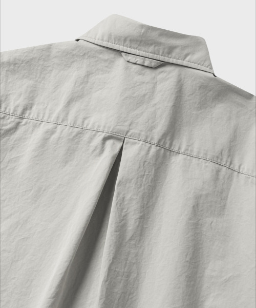 NONBLANK(ノンブランク)の「COTTON DRILL HSシャツ_LIGHT GREY(シャツ/ブラウス・メンズ・ライトグレー・MEDIUM/LARGE/X-LARGE)」の7枚目の写真
