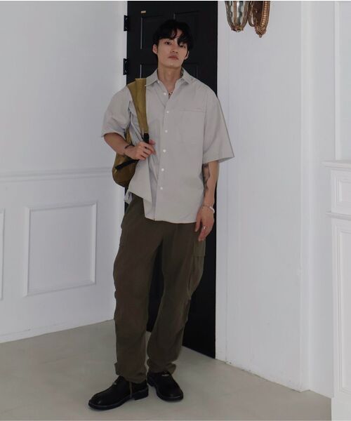 NONBLANK(ノンブランク)の「COTTON DRILL HSシャツ_LIGHT GREY(シャツ/ブラウス・メンズ・ライトグレー・MEDIUM/LARGE/X-LARGE)」の10枚目の写真