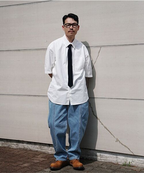 NONBLANK(ノンブランク)の「COTTON DRILL HSシャツ_LIGHT GREY(シャツ/ブラウス・メンズ・ライトグレー・MEDIUM/LARGE/X-LARGE)」の15枚目の写真