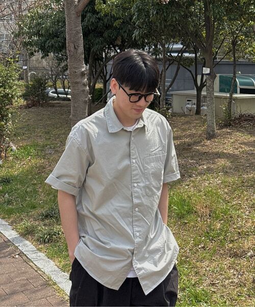 NONBLANK(ノンブランク)の「COTTON DRILL HSシャツ_LIGHT GREY(シャツ/ブラウス・メンズ・ライトグレー・MEDIUM/LARGE/X-LARGE)」の16枚目の写真