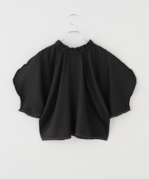 HOUGA(ホウガ)の「【HOUGA/ホウガ】SARI BLOUSE(その他トップス・レディース・ブラック・FREE)」の2枚目の写真