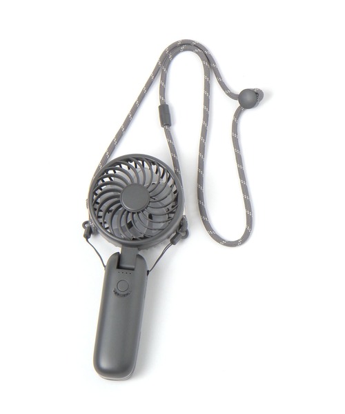 GLOBAL WORK(グローバルワーク)の「カラビナ付きWファン/659092(その他・レディース・ホワイト/ライトピンク/ライトブルー/チャコールグレー・FREE)」の3枚目の写真