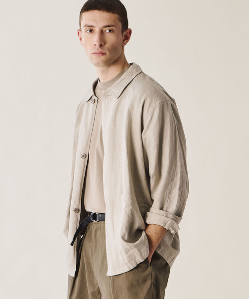 handvaerk（ハンドバーク）の「handvaerk | 60/2 ビッグクルーネックTシャツ SOLID MEN（Tシャツ/カットソー・メンズ・グリーン系その他/ダークグレー/ブラック/ブラウン系その他/グレー系その他・L/M）」の19枚目の写真