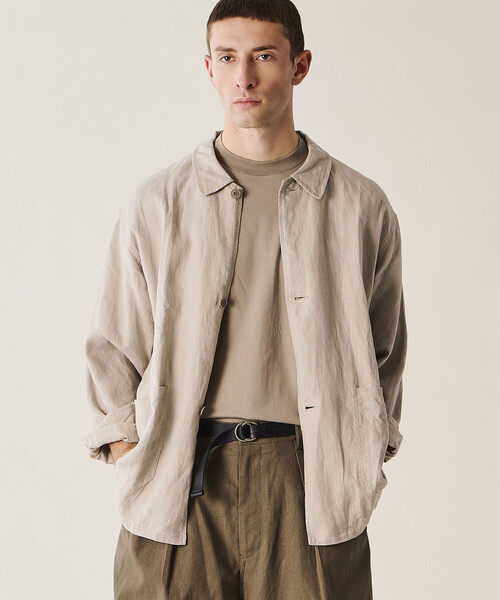 handvaerk（ハンドバーク）の「handvaerk | 60/2 ビッグクルーネックTシャツ SOLID MEN（Tシャツ/カットソー・メンズ・グリーン系その他/ダークグレー/ブラック/ブラウン系その他/グレー系その他・L/M）」の5枚目の写真