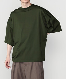 handvaerk（ハンドバーク）の「handvaerk | 60/2 ビッグクルーネックTシャツ SOLID MEN（Tシャツ/カットソー）」