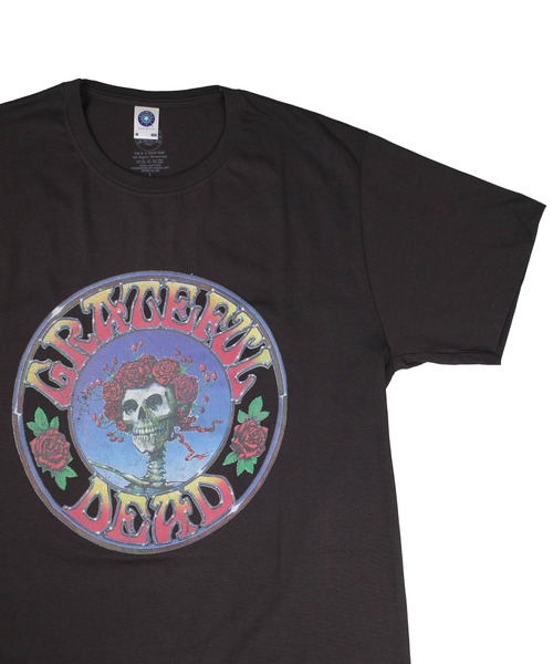 ROCK-OFF(ロックオフ)の「【ROCK-OFF】【3】GRATEFUL DEAD CIRCLE VIN WASH T-SHIRTS(Tシャツ/カットソー・メンズ・ブラック・X-LARGE)」の1枚目の写真